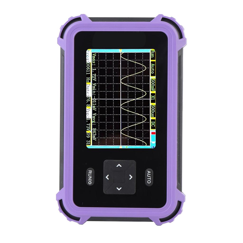 Handheld Digital Oscilloscope Portable Kit 2.8in Screen 8.33MS/s High Sampling Rate 1Mhz Bandwidth P
