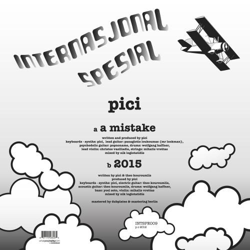 

12inch Record PICI A Mistake INTSPE009 INTERNASJONAL 2012 Germany SoulFunk Used