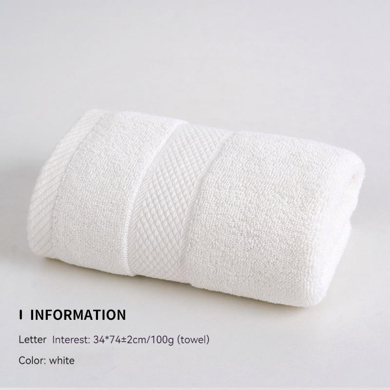 

Товстий рушник Рушники з мікрофібри Банні рушники для ванної кімнати для тіла Аксесуари для ванної кімнати для дівчат Серветки Спа Особистий догляд Сауна 34x74cm&2pcs білий