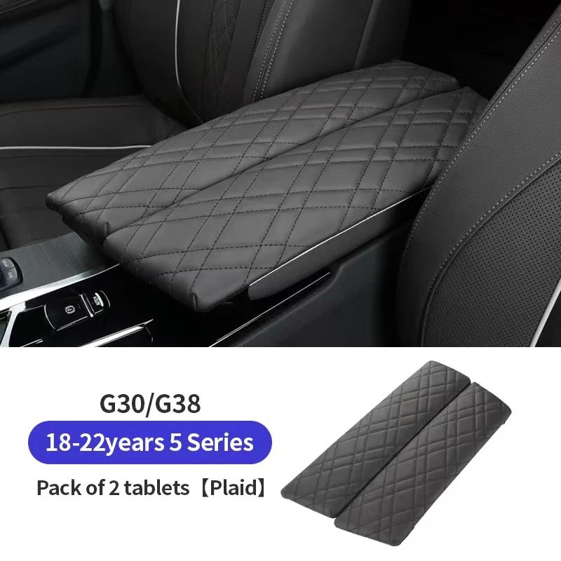 MBYDM1 New 2025 Car Armrest Box Pad Auto Central Arm Rest Box Cover Protect Mat For BMW 5 Series G30 G38 G32 6GT 2018-2023 Interior Acc