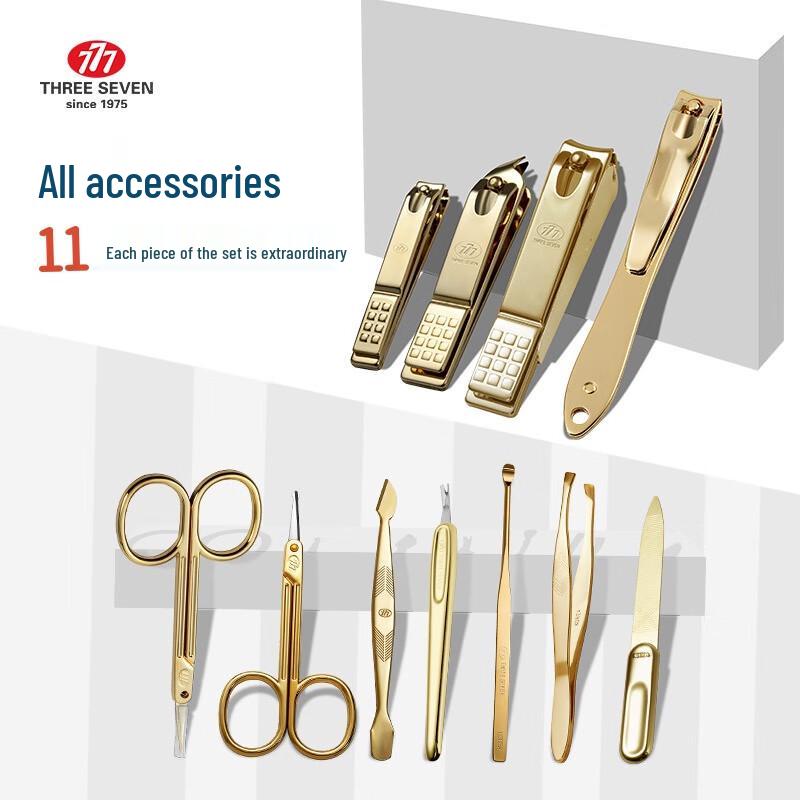 777 NTS-8306NG 11-Piece Manicure and Pedicure Set