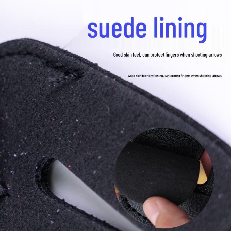 Longchan Archery Protective Gear - Double-Layer Finger Tab