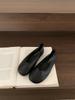 Flat-soled single shoes women's shoes 2025 spring new soft-soled grandma shoes one pedal Doudou shoes gentle Mary Jane ladyshoes