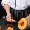 Watermelon Ball Scoop Fruit Spoon Ice Cream Sorbet Stainless Steel Double-end Cooking Tool Kitchen Accessories Gadgets