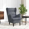 Armchair Dark Grey Velvet