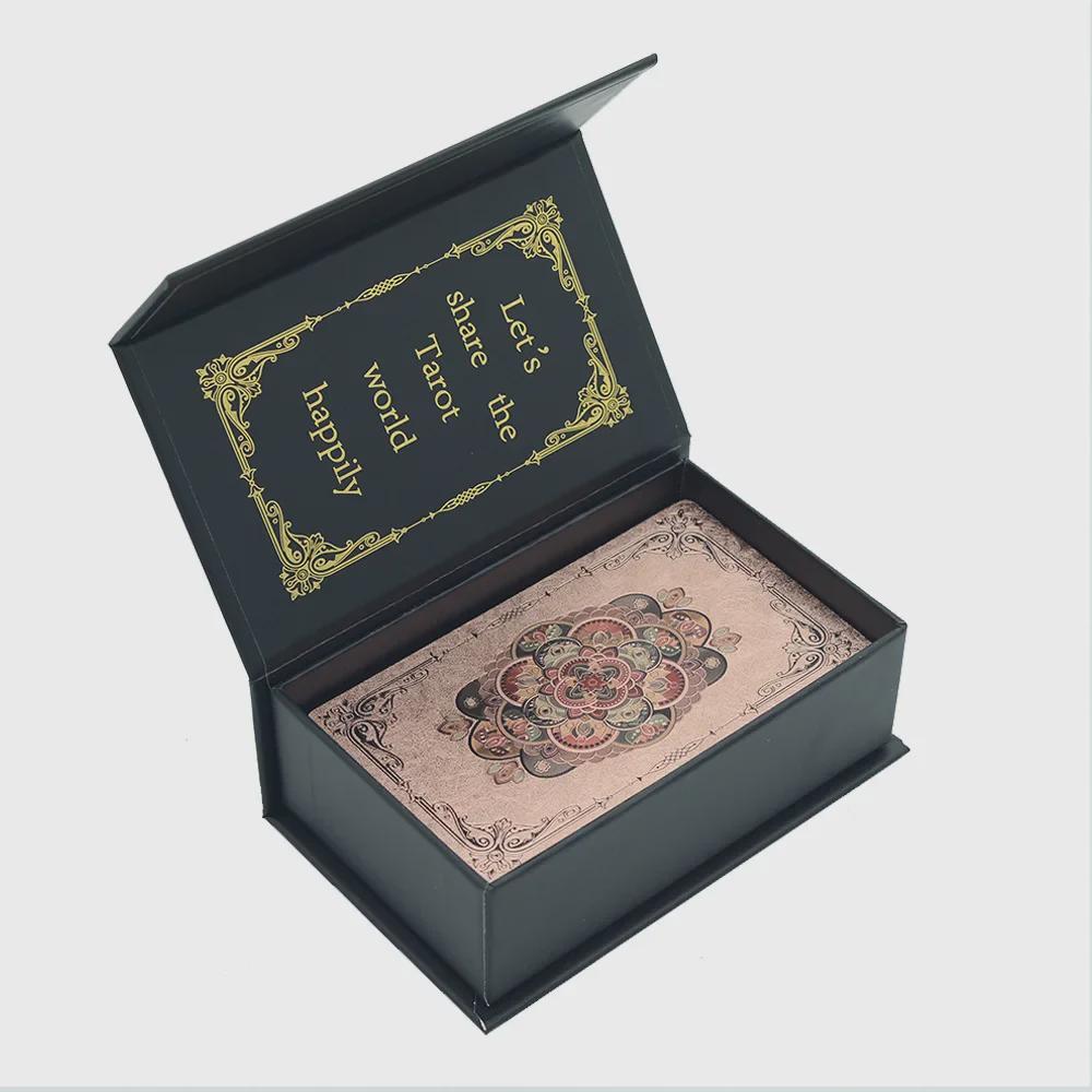 July Waterproof Gold Foil Tarot Cards - Rose Design