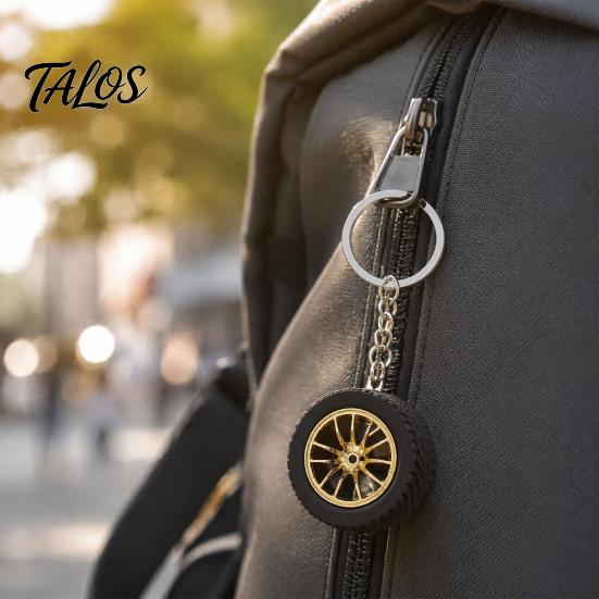 Auto Rad Schlüsselanhänger Auto für Rucksäcke, Schlüsselanhänger Halter, Metall Handtaschen Anhänger Dekoration Zubehör, Geschenk Enthusiasten