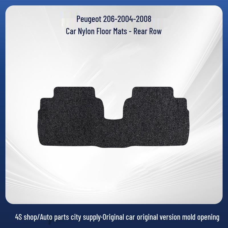 Peugeot 206 Floor Mats (2004-2008): Waterproof, Dirt-Resistant Nylon, Custom Fit