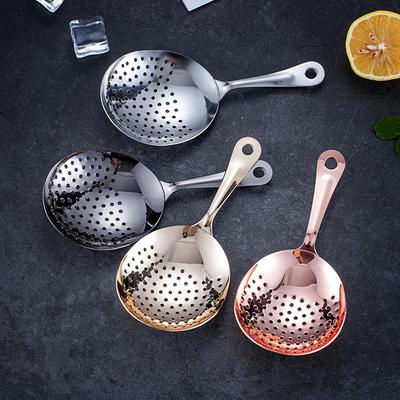 304 Paslanmaz Çelik Julep Kokteyl Süzgeci Shaker Barmen Şarap İçecek Buz Küpü Filtresi Profesyonel Bar Malzemeleri Bar Aksesuarları