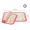 SUPER KITCHEN Macaron Cookie Sheet Cooking Mats, Set of 2, Food-Grade Silicone Baking Mats for Bread, Cookies, and Pizza, Oven and Microwave Safe, Hea