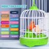 Talking Electric Bird Cage Toys Pet Inductive Voice Controll Simulation Singing Parrot Light Sound Children'S Education Toy Gift