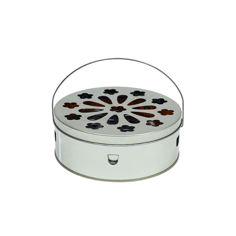 Enhanced Portable Mosquito Coil Box with Lid and Ash Tray - Fireproof Aromatherapy Furnace and Bracket