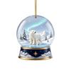 Christmas Acrylic Snow Hanging Ornament - Pendant for Christmas Tree and Holiday Home Decor