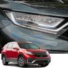 For Honda CR-V CRV 2017- 2 Pcs Car Headlight Protective Film Transparent Smoked Black TPU Sticker