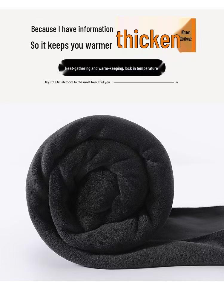 Women's Deep Gray Wool Blend Wide-Leg Pants - Autumn/Winter Drape Loose Casual Thick Long Pants