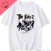 Unisex Women Hip Hop Streetwear Harajuku Camisetas The Boyz KPOP Streetwear TShirt Short Sleeve Cotton Graphic T Shirts Popular Tee