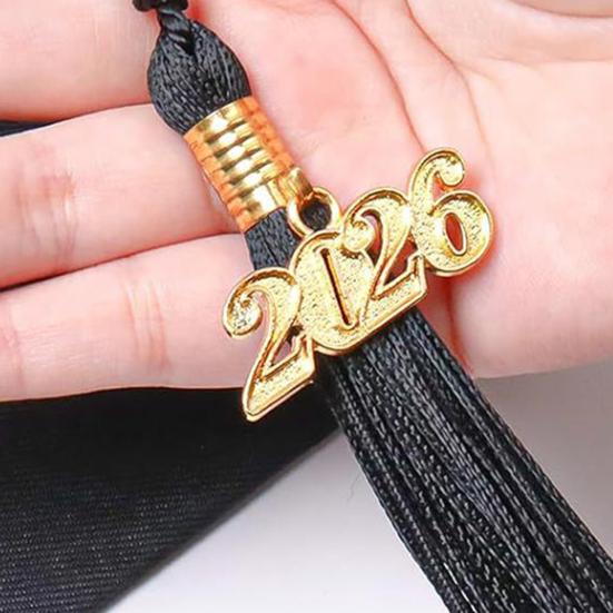 Unisex matinis baigimo kepuraitė su 2026 metų kutu žavesiu Suaugusiems Sveikinimo baigimo aksesuaras vidurinei mokyklai bakalaurui magistrui