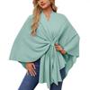 Women's Elegant Solid Color Shawl Coat Cloak - 2024 Bestseller
