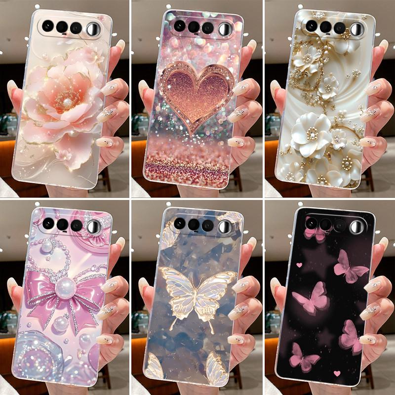 Phone Case For Realme 16 5G Fundas Capa Butterfly Bow Protective Casing Transparent Soft Silicone TPU Cover Coque