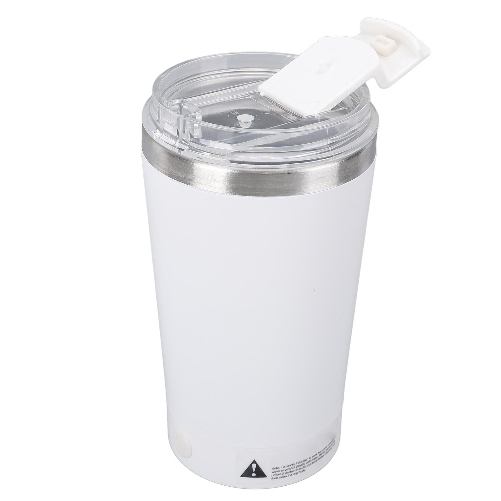 

Кружка для самостоятельного смешивания, водонепроницаемая, перезаряжаемая, автоматическая кружка для помешивания шоколадного молока, кофе 400 мл белый