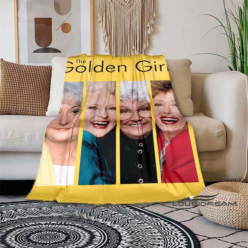 Classic Tv Throw Blanket Golden Girls Friend Ship Flannel Lightweight Plush Fuzzy Cozy Soft Blankets and Throws Custom Blankets2