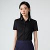 Professionelles knitterfreies Kurzarmhemd für Damen