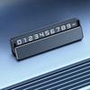 Universal Car Phone Number Plate Adjustable Slide Elegant Parking Number Plate Practical Car Temporary Parking Card Car Styling
