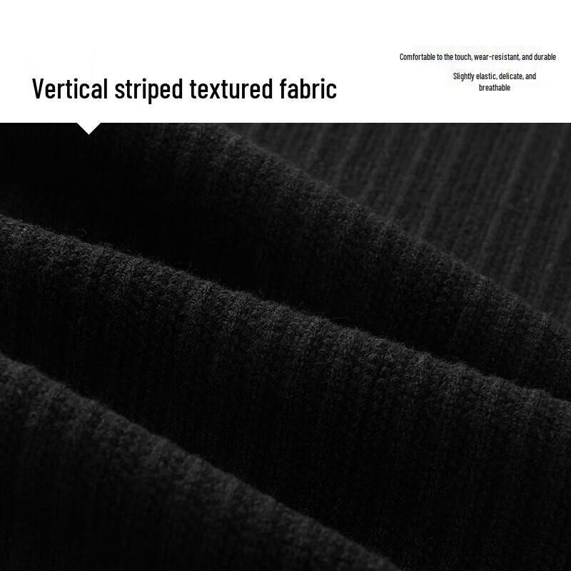 HLA Men's Round Neck Long Sleeve Knit Sweater