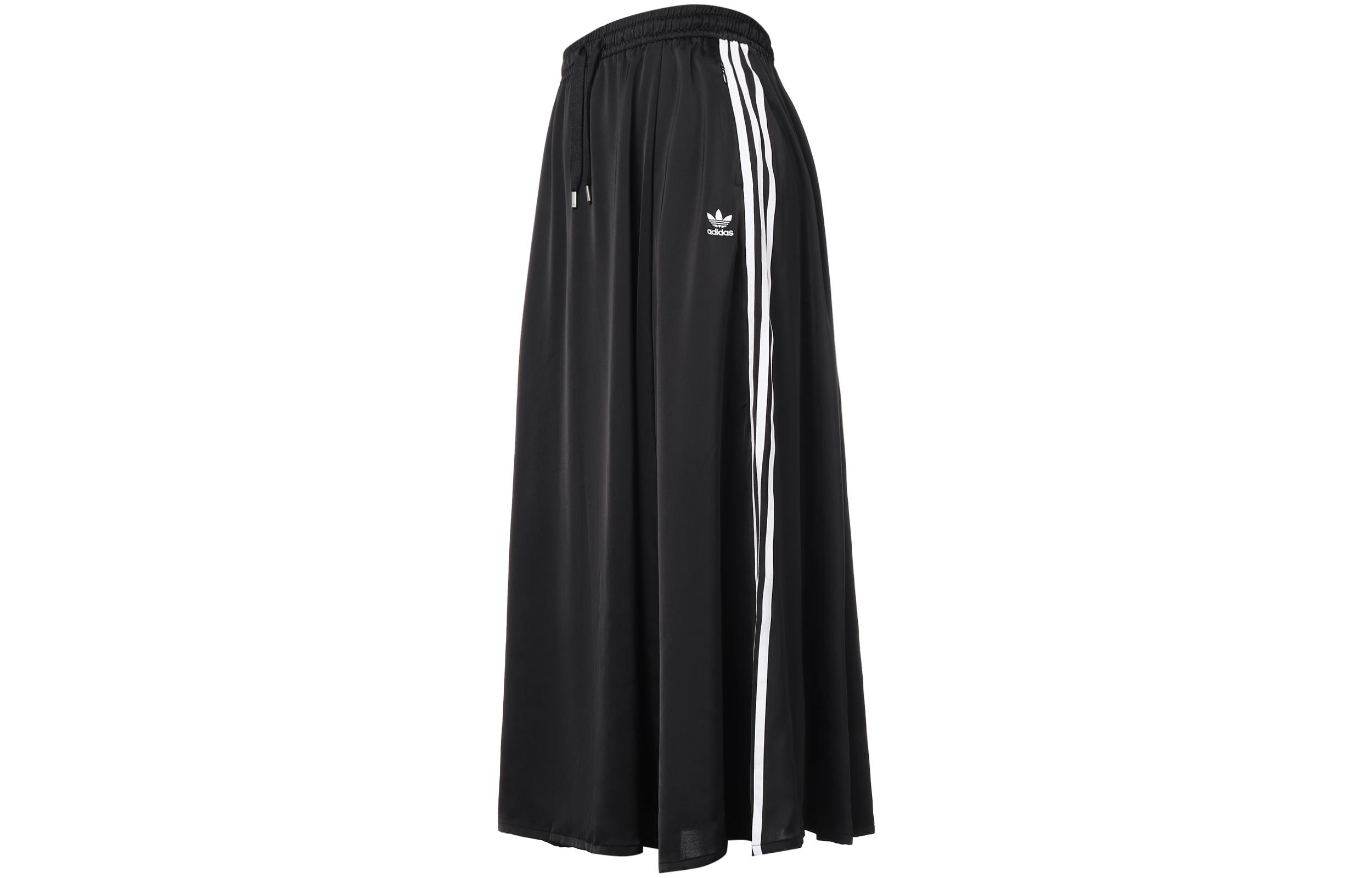 adidas originals Women s Satin Long Skirt Black FL0039 34
