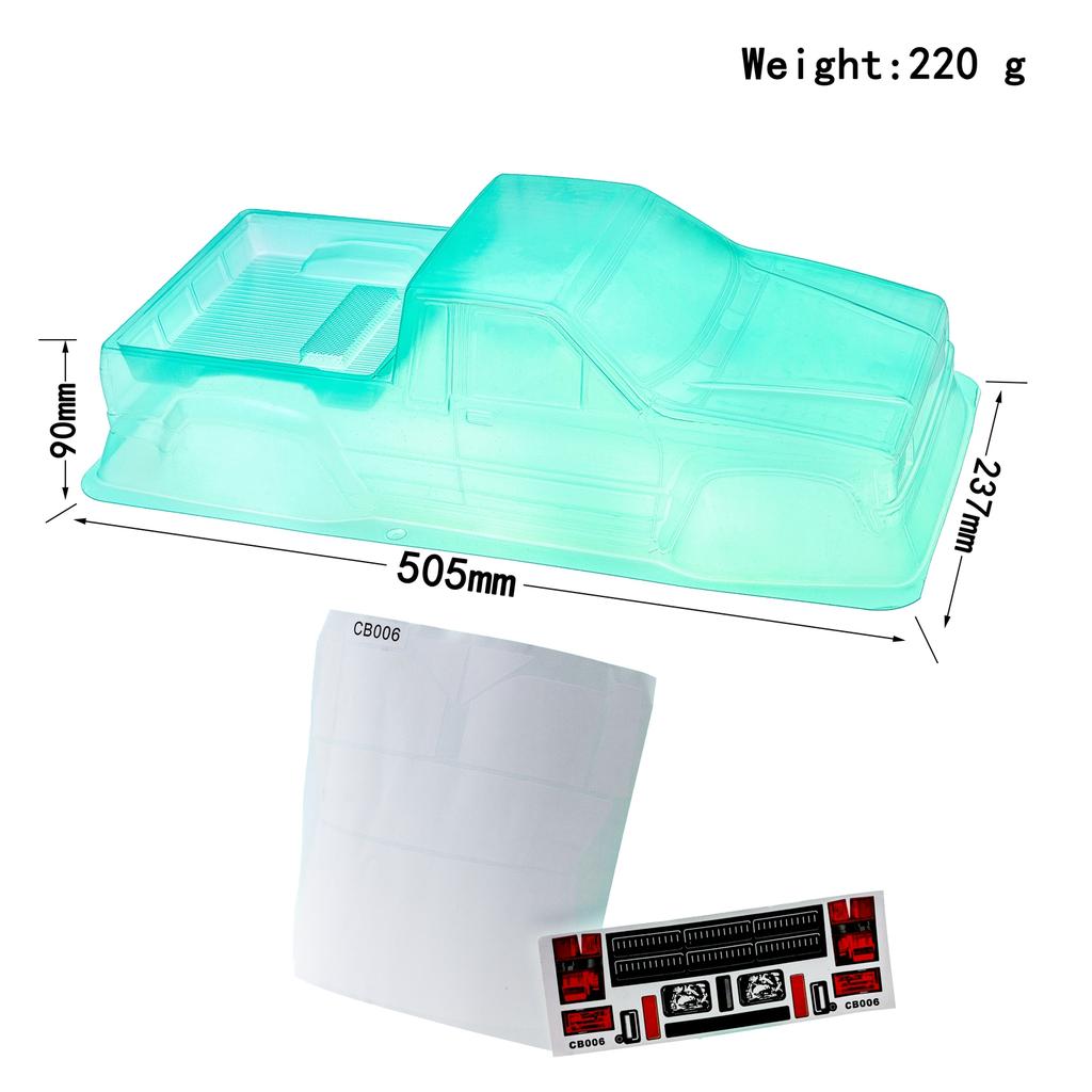 31300CMm Wheelbase Body Car   for 1/10 Remote Control Car Vehicles Truck