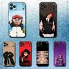 Capa de Celular SINGER B-BILLIES LUNCH Para iPhone 17,16,15,14,13,12,11 ,Pro Max,XS,X,XR,SE,Mini,8,7,Capa Preta de Silicone Macio