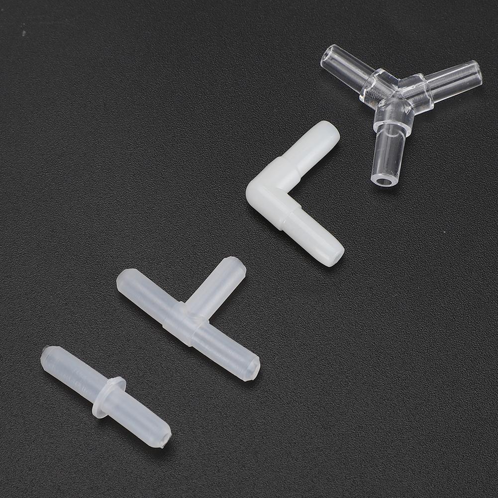 Plastic Aquarium Pump Line Tubing Joints Fish Tubing Connector Pipe Fittings