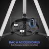 Astronomical Telescope, 70 mm, 40X and 16X Refractor, Adjustable Tripod, 80 x 80 x 135 cm, White