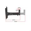Wall-Mounted Speaker Bracket Adjustable Mounting Brackets Easy Install