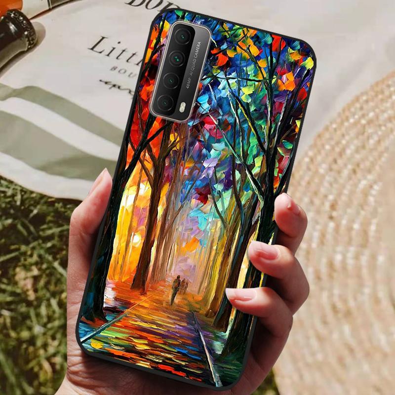 For Huawei P Smart 2021 Case Silicon Back Cover Phone Case For Huawei PSmart 2021 Soft Case P Smart 2021 6.67" Fundas bumper Bag