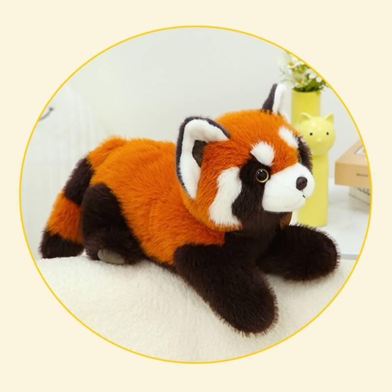 Raccoon Plush Fox Toy Cartoon Animal Stuffed Doll Room Decoration Gift Kids