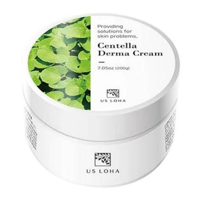 US LOHA Centella Derma Cream Large Size 200g Houttuynia Cordata Centella Asiatica Extract Soothing Anti-wrinkle Moisturizing