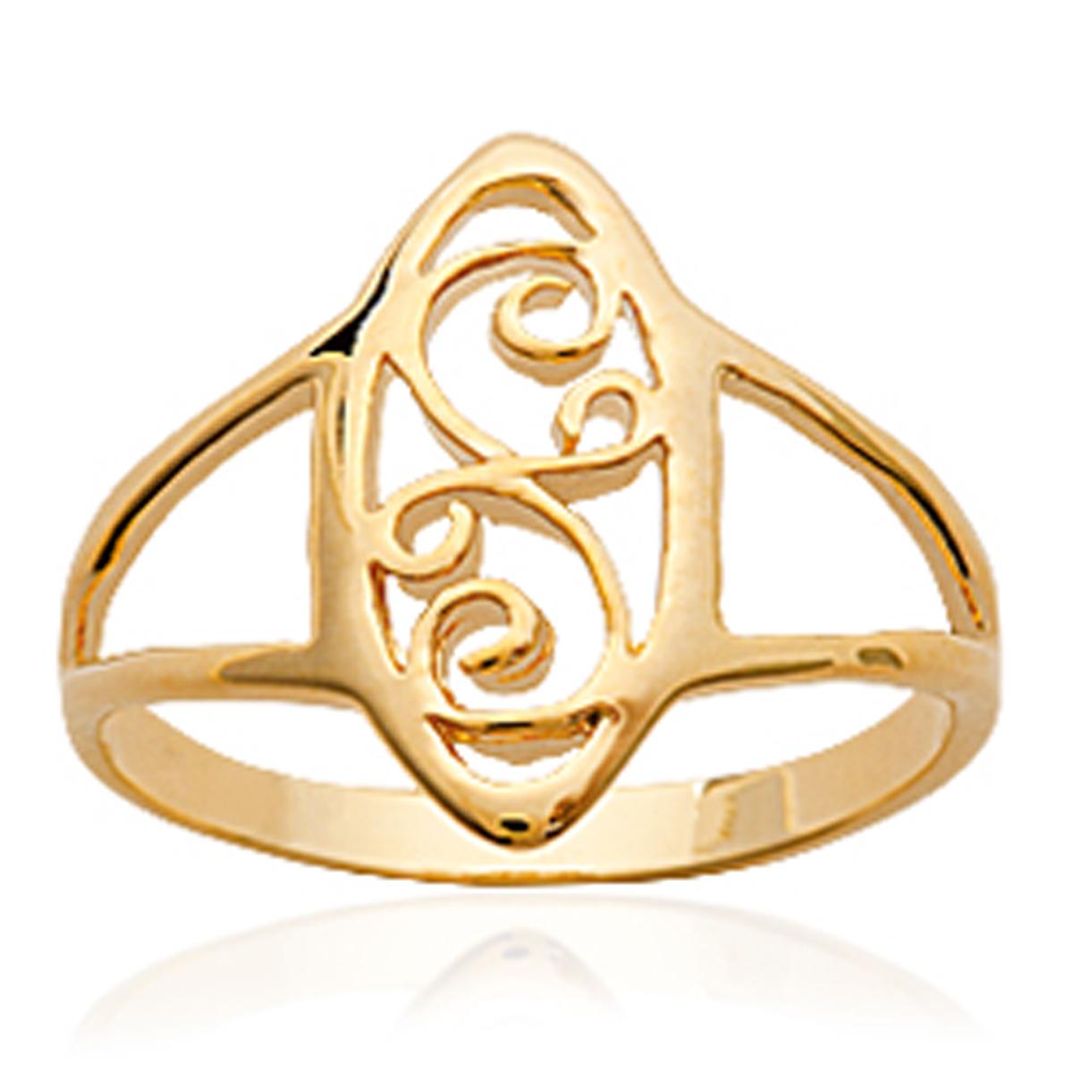 

Позолоченное кольцо Кармен - 16x8 мм