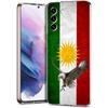 Phone Case For Samsung Galaxy S24 Ultra S23 FE S22 S20 S21 5G S10 S9 Plus S10E S8 Soft Silicone Clear Kurdistan Flag Cover