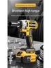 Brushless High Torque Electric Impact Wrench with Lithium Battery for Auto Repair