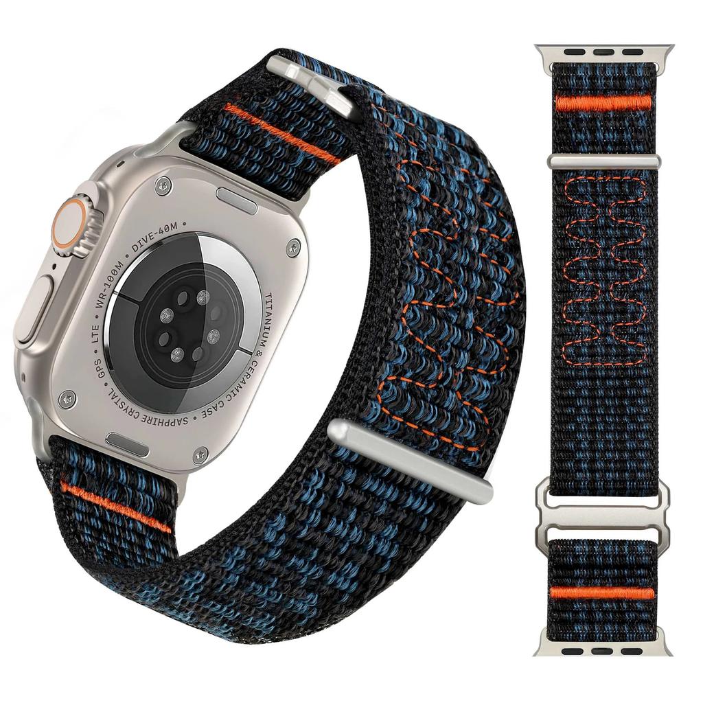 Nylom Trail Loop Armband für Apple Watch Ultra 2 1 49mm 45mm 44mm 42mm Sportarmband für iWatch Series 9 8 7 6 5 4 se 40 41mm Correa