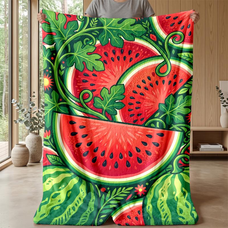 Vintage Violin Melody Theme Blanket Lightweight Warm Flannel Blanket Decorative Throw Blanket for Home Decoration