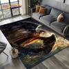 3D SPN Supernatural Sign Dean Sam Carpet Rug for Living Room Bedroom Home Sofa Decoration,Kids Play Area Rug Non-slip Floor Mat