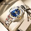 BINBOND B2521 Top Brand Luxury Fashion Business Womens Quartz Watches 30M Waterproof Week Date Clock Sport Womens Wristwatch