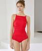 VIKINI VENDER Drape High-Neck Monokini - Red