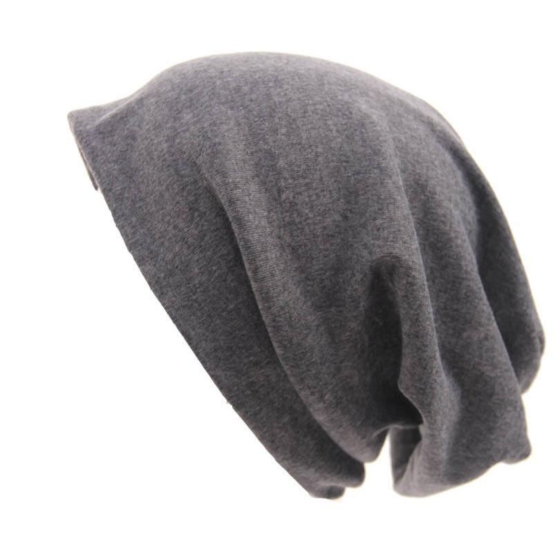 Women's Hat Autumn Winter Hoodie Sports Street Style Hip Hop Casual Loose Men's Women's Knitted Cotton Hat