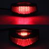 Motorrad Licht Stopp Rücklicht 12V Rot Hinten Lampe Bremse Taillgiht für ATV Off-road Motorrad Rücklicht Rot