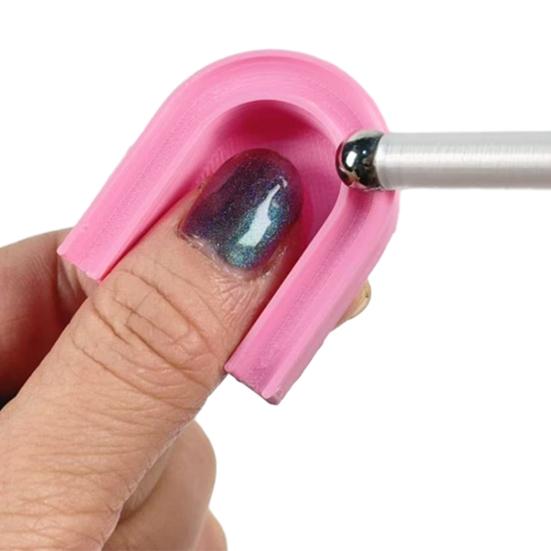 U-shaped Cat Eyes Magnet Tools Beginner Friendly Glass Bead Nail Art Magnet DIY Home Salon Women Cat Eyes Effects Gel Polish Nail Magnetic Tools