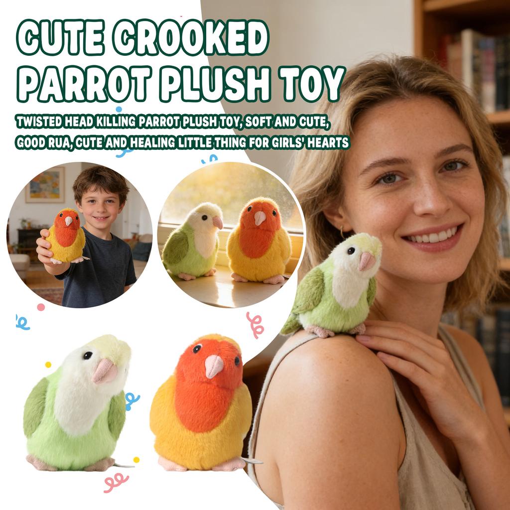 Parrot Plush Toys, Plush Ornaments, Bed Comfort Toys, Girl'S Rag Doll Gift, Cartoon, Children'S Rag Doll, Children'S Gift Toys