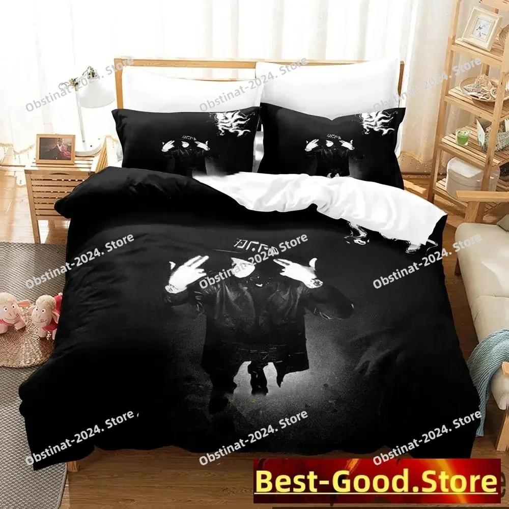 3D Yeat Rapper Bedding Set Duvet Cover Full Queen King Size Pillowcase Bed Printed Bed Set Aldult Kid Bedroom Single Twin